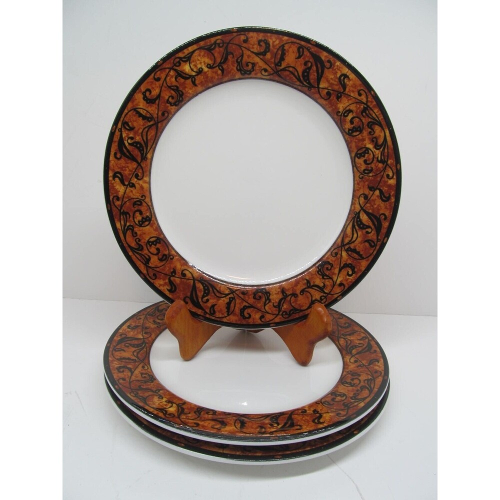 Christopher Stuart Optima Morella 7 3/4" Salad Plates Set Of Three